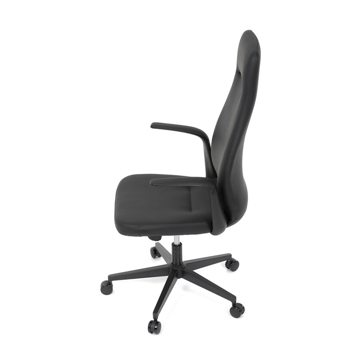 Kancelářské křeslo ORBIT – černá ekokůže s houpacím mechanismem Autronic
