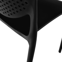 Plastová židle FEDRA – stohovatelná, více barev Kondela