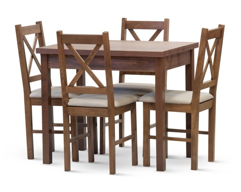 Jídelní stůl BINGO – skládací, rozměry 90x68 cm, různé barvy a odstíny Stima - KOSTRA: dub vintage
