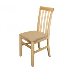Jedálenská stolička RIGEL — masív buk, svetlo hnedá