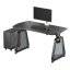 Herní stůl UTRADESK BOOSTER - 136 cm, podsvícený, černý