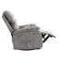 Luxusné masážne kreslo BRUCE – Rozkladacie, Sivé