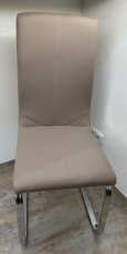 Jídelní židle LEMO – ekokůže, kapučíno (vzorek z prodejny)