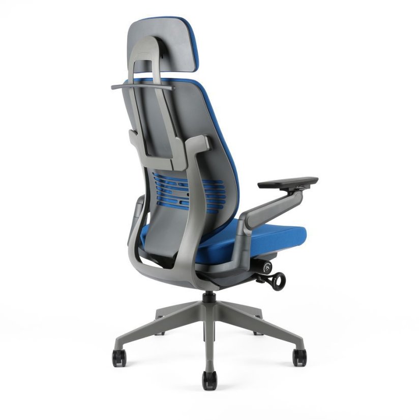 Kancelárska ergonomická stolička KARME — viac farieb, s podhlavníkom a podrúčkami
