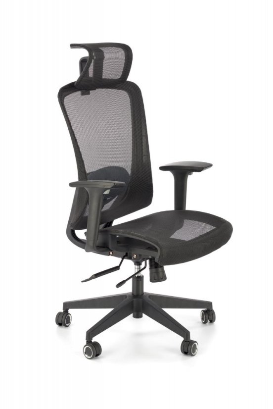 Kancelárska ergonomická stolička GOLIAT — sieť, čierna