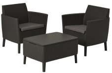 Zahradní set SALEMO balcony — umělý ratan, více barev