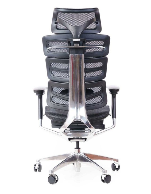 Ergonomická kancelárska stolička TRINITY — čierna Sego