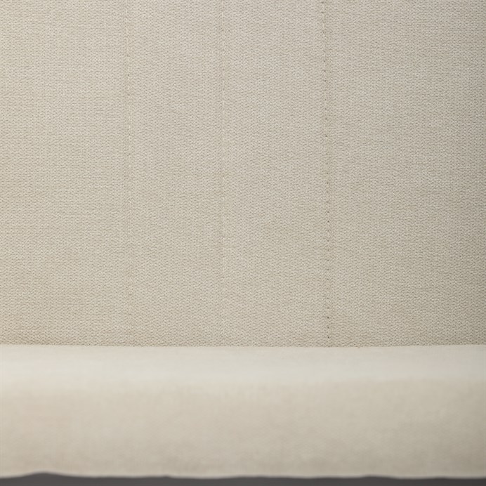 Elegantná jedálenská stolička LENA Autronic s krémovou látkou a sivými nohami