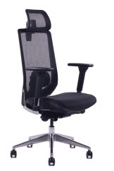 Kancelárska ergonomická stolička Sego AIR PLUS — čierna