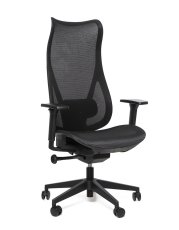 Kancelářská ergonomická židle Sego HARMONY — síť, černá