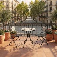 Zahradní set MOSAIC 1+2 – vícebarevná keramická mozaika, kovová konstrukce, Autronic