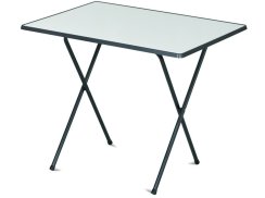 Campingový stôl TOME — 60×80, antracit/biela