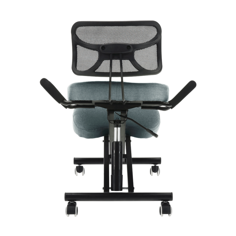 Ergonomická kľačka RUFUS – sivá látka