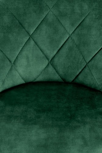 Barová židle FRIZZ - látka, ocel, černá / zelená