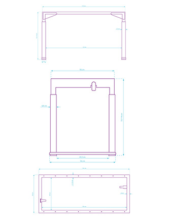 Ultradesk UPLIFT FRAME - Elektricky nastavitelný rám stolu, černý