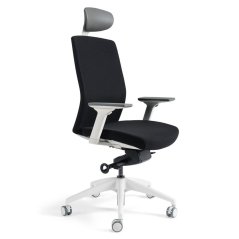 Kancelářská ergonomická židle BESTUHL J2 WHITE SP — více barev, s podhlavníkem