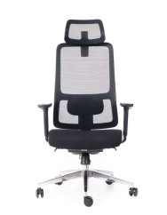 Kancelářská ergonomická židle Sego STRETCH New— černá Sego