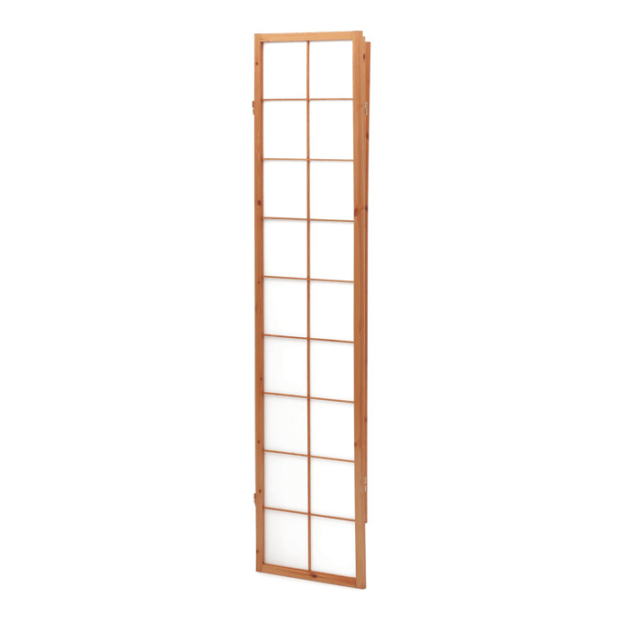 Drevený paraván PARVIO 4 dielny – masív smrek a biela textília