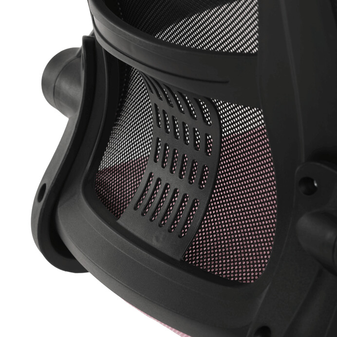 Dětská židle NINA – růžová síťovina, houpací mechanismus Autronic