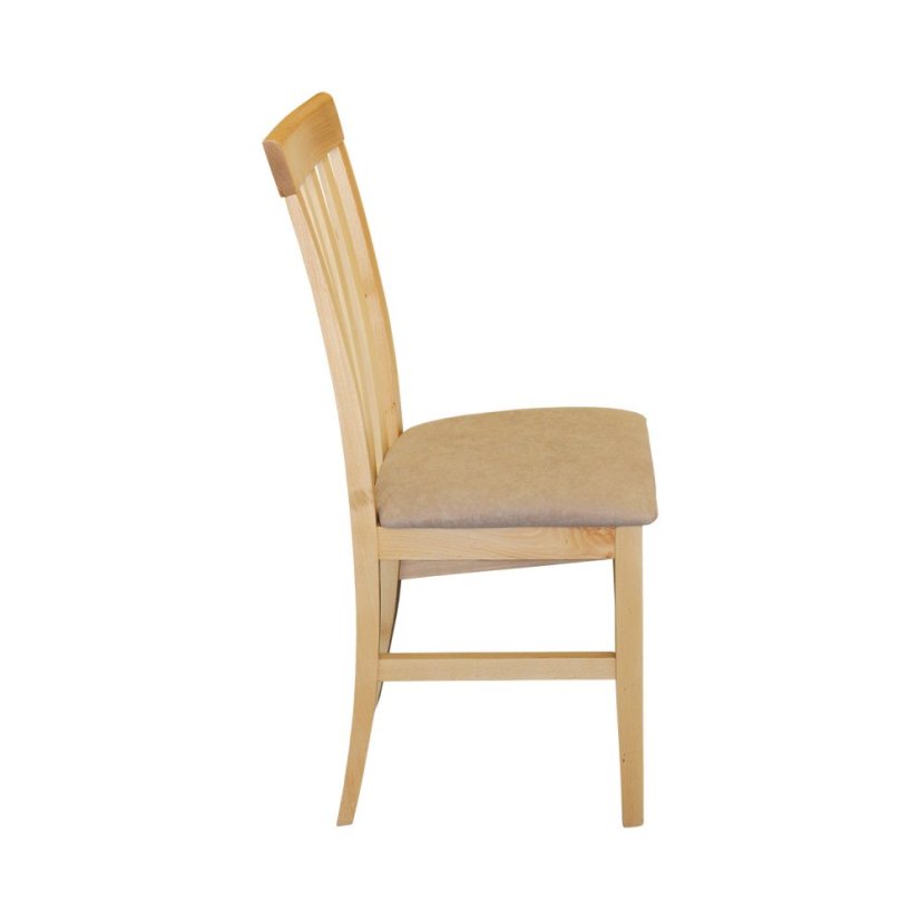 Jedálenská stolička RIGEL — masív buk, svetlo hnedá