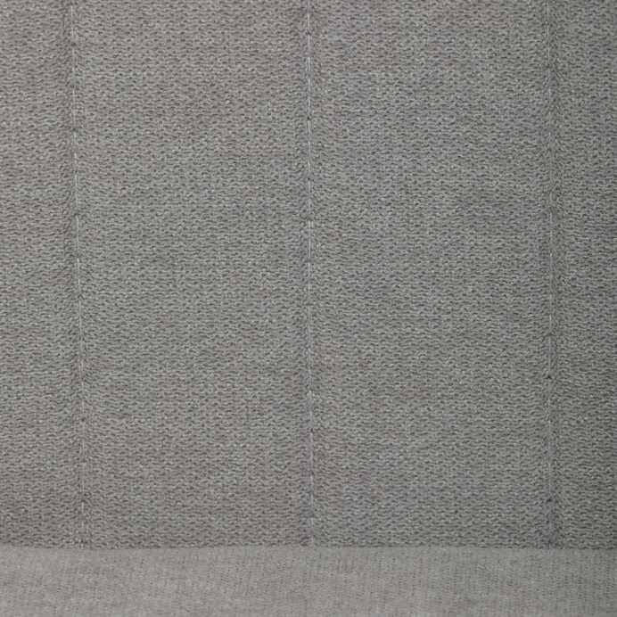 Jedálenská stolička LENA s sivým poťahom a šedými kovovými nohami