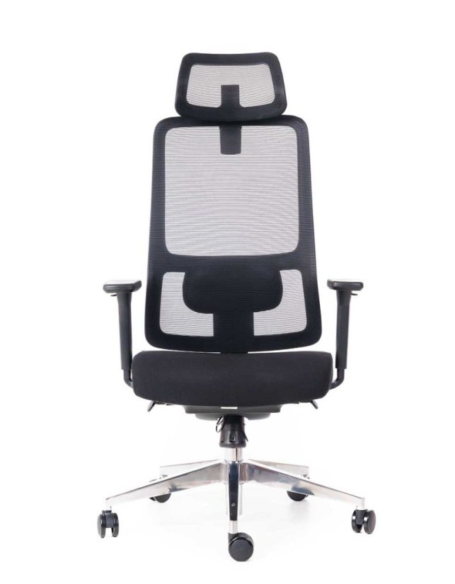 Kancelářská ergonomická židle Sego STRETCH New— černá Sego