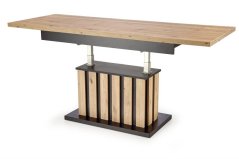 Rozkladací konferenčný stolík BARETTI — dekor prírodný dub