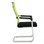 Konferenční židle RIMALA — síť, látka, zelená / černá