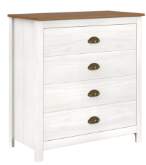 Komoda CANORA — masiv borovice, lak IDEA nábytek