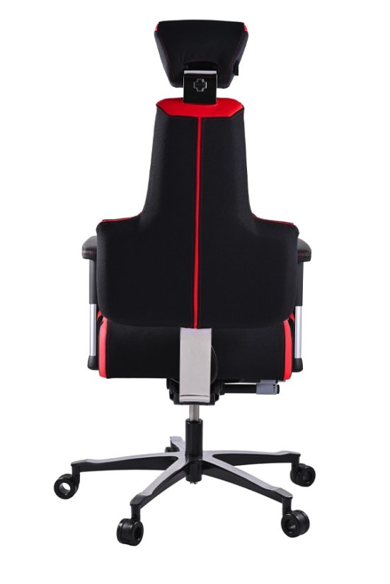 Zdravotní herní židle THERAPIA E+GAMER –⁠ černo-červená