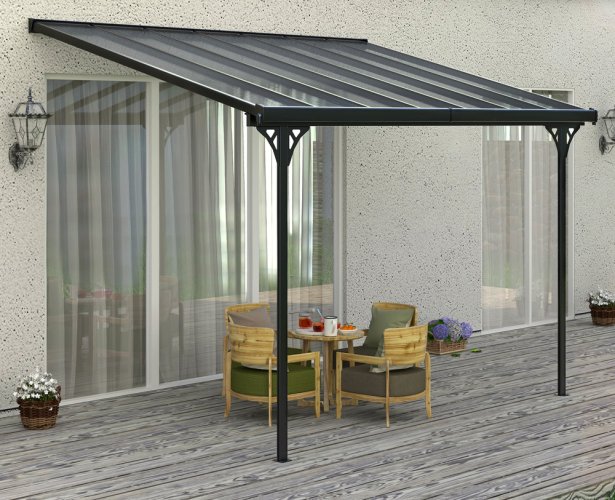 BRUCE F pergola - TRANSPARENTNÝ polykarbonát