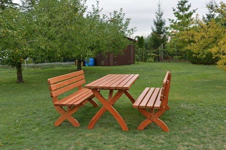STRONG MASIV zahradní lavice dřevěná - 180 cm