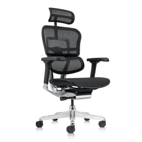 Kancelářská ergonomická židle SIRIUS Q24 NEO – celosíť, černá, nosnost 150 kg, záruka 3 roky