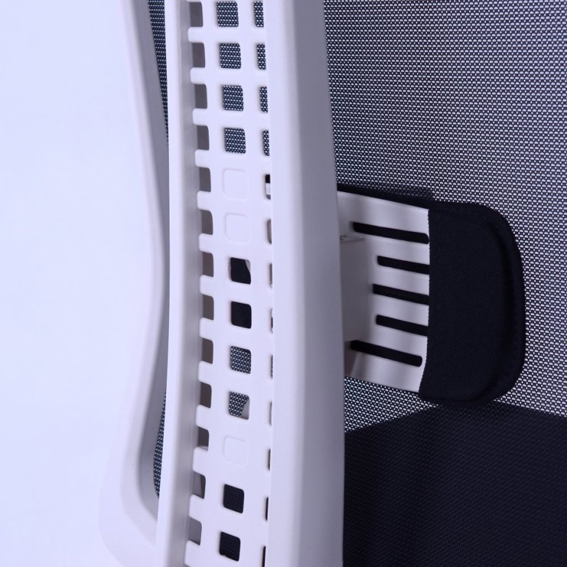 Kancelárska ergonomická stolička Sego SPIRIT W — biela, nosnosť 130 kg