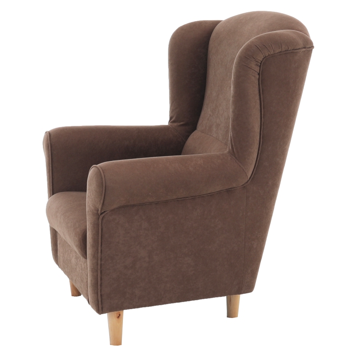 Křeslo ušák CHARLOT — látka, více variant Kondela