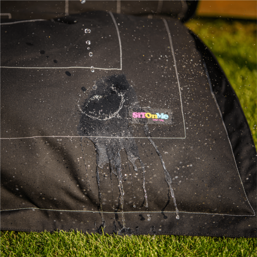 vonkajšie sedací vak BADYL - 140x180, látka, sivá