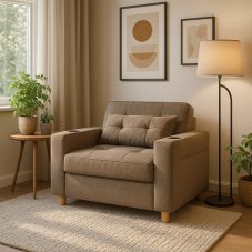 Elegantné kreslo SOLOR Béžové – Luxusné pohodlie pre váš domov