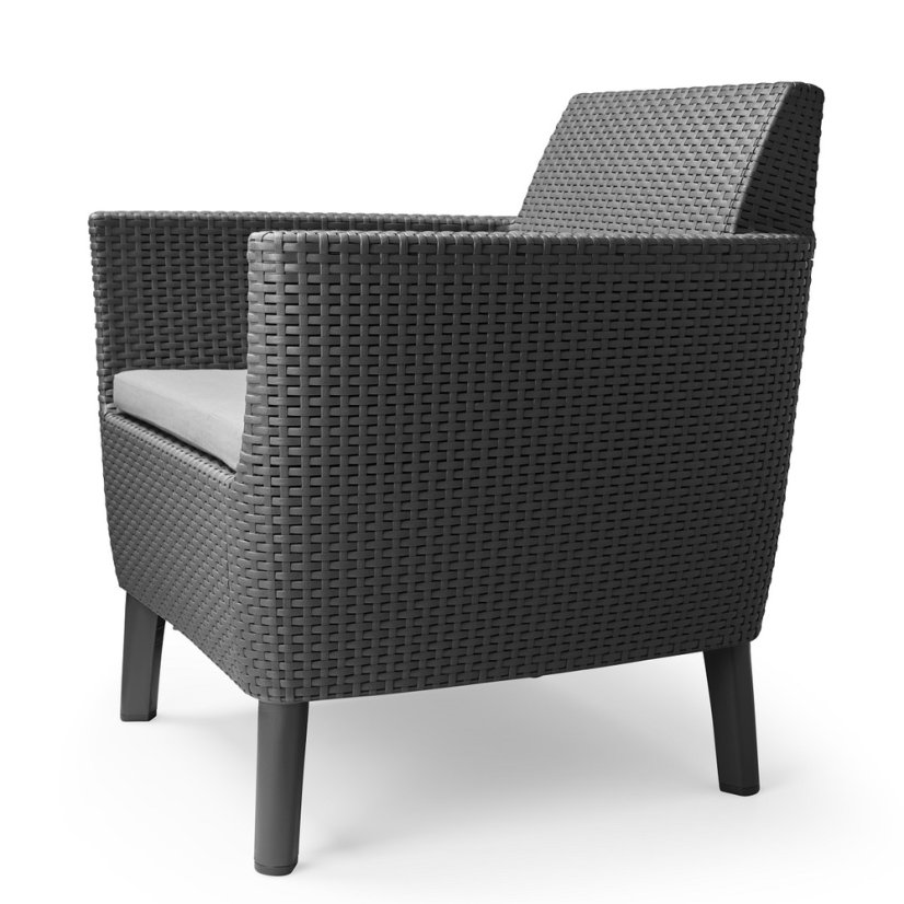 Zahradní set SALEMO balcony — umělý ratan, více barev