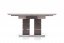 Jídelní rozkládací stůl LORD  –⁠160x90x75 (+40), kov, šedý