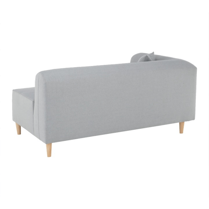 Rohová pohovka BROKEN – látka, šedá, levá Kondela