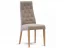 Jídelní čalouněná židle IBIZA – masiv dub, látka, více barev - Čalounění IBIZA: Látka boss šedá