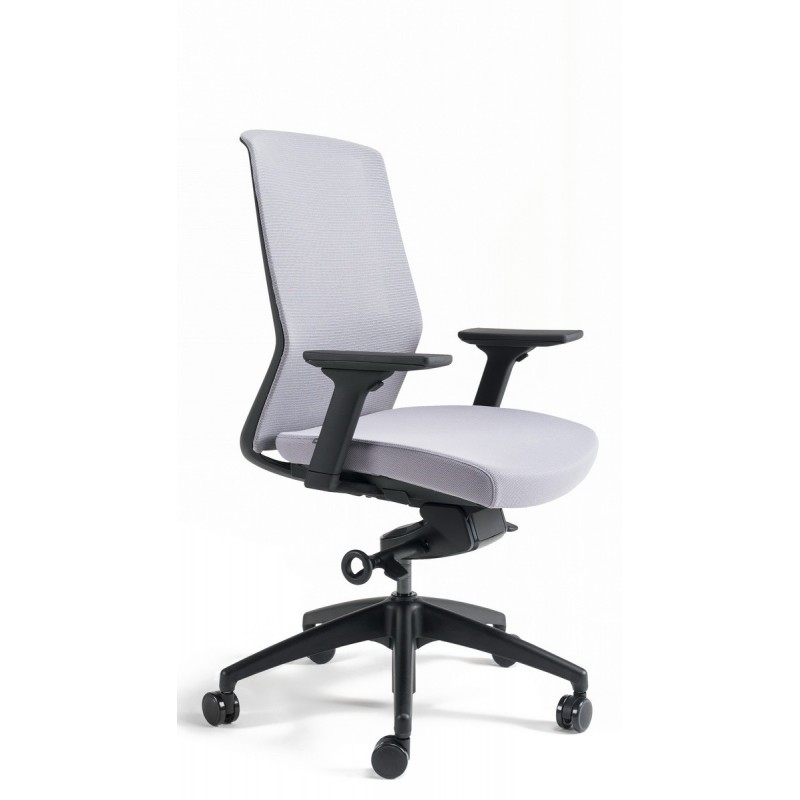 Kancelárska ergonomická stolička BESTUHL J17 BLACK — viac farieb - Farebné prevedenie J17 BLACK: Modrá