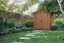 Zahradní domek DARWIN –⁠ 221x190x182, plast, hnědá