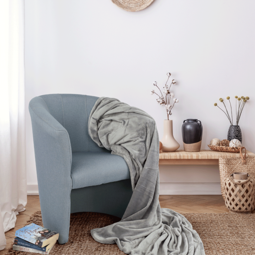 Relaxační křeslo CUBA — látka, více barev Kondela