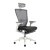 Kancelářské křeslo na kolečkách Office More MERENS WHITE SP – s područkami a opěrkou hlavy