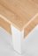 Konferenční stolek JENNA — přírodní hickory / bílá