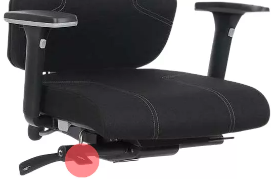 Kancelárska stolička HEALTH, čierna – stolička pre zdravé sedenie MERCURY STAR