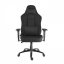 Herní židle IRON XL — látka, černá, nosnost 130 kg