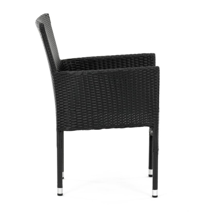 Zahradní židle GRILON  – kov, polyratan, více barev