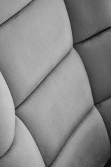 Hojdacie kreslo BAZALTO — látka, sivá